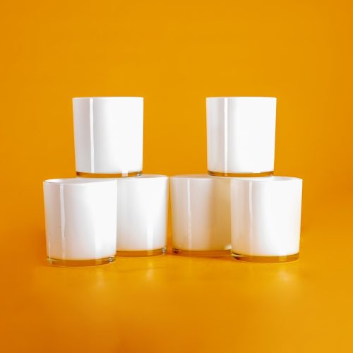 White Polished  Jar