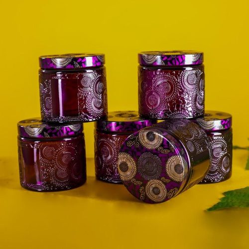 Purple Colored Jars
