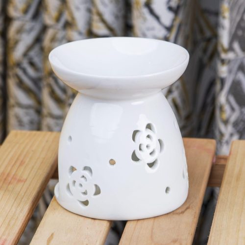 Large Tealight Wax Warmer Rose