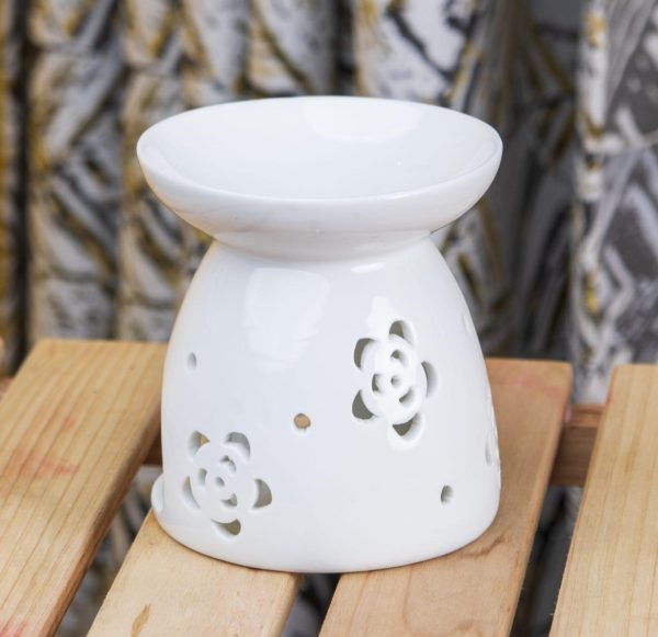 Large Tealight Wax Warmer Rose
