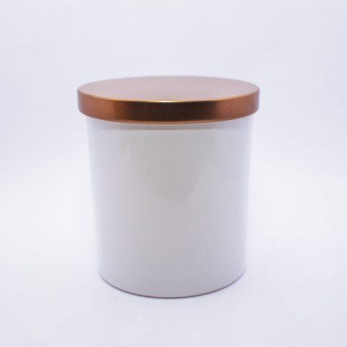 White Glossy Jar <br>Spa Mood scented candle in